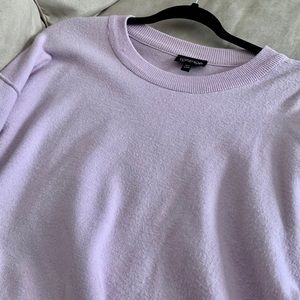Topshop Sweater with Torn Hem